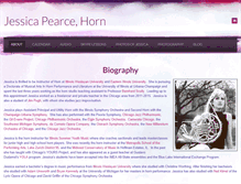 Tablet Screenshot of jessicahunterpearce.com